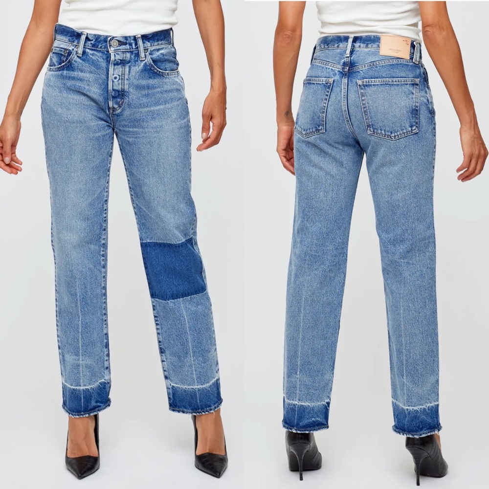 NWT Limited Edition MOUSSY Hargis Straight Jean in Blue Denim